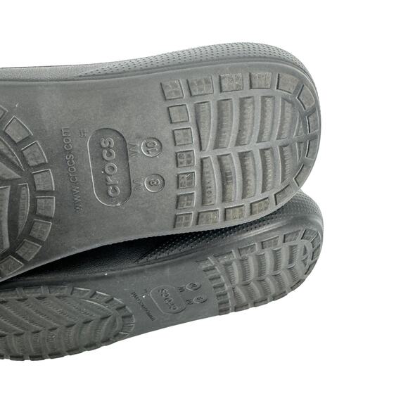 Crocs Classic Crush Platform Sandals‎ Black Size 10 - Picture 8 of 11